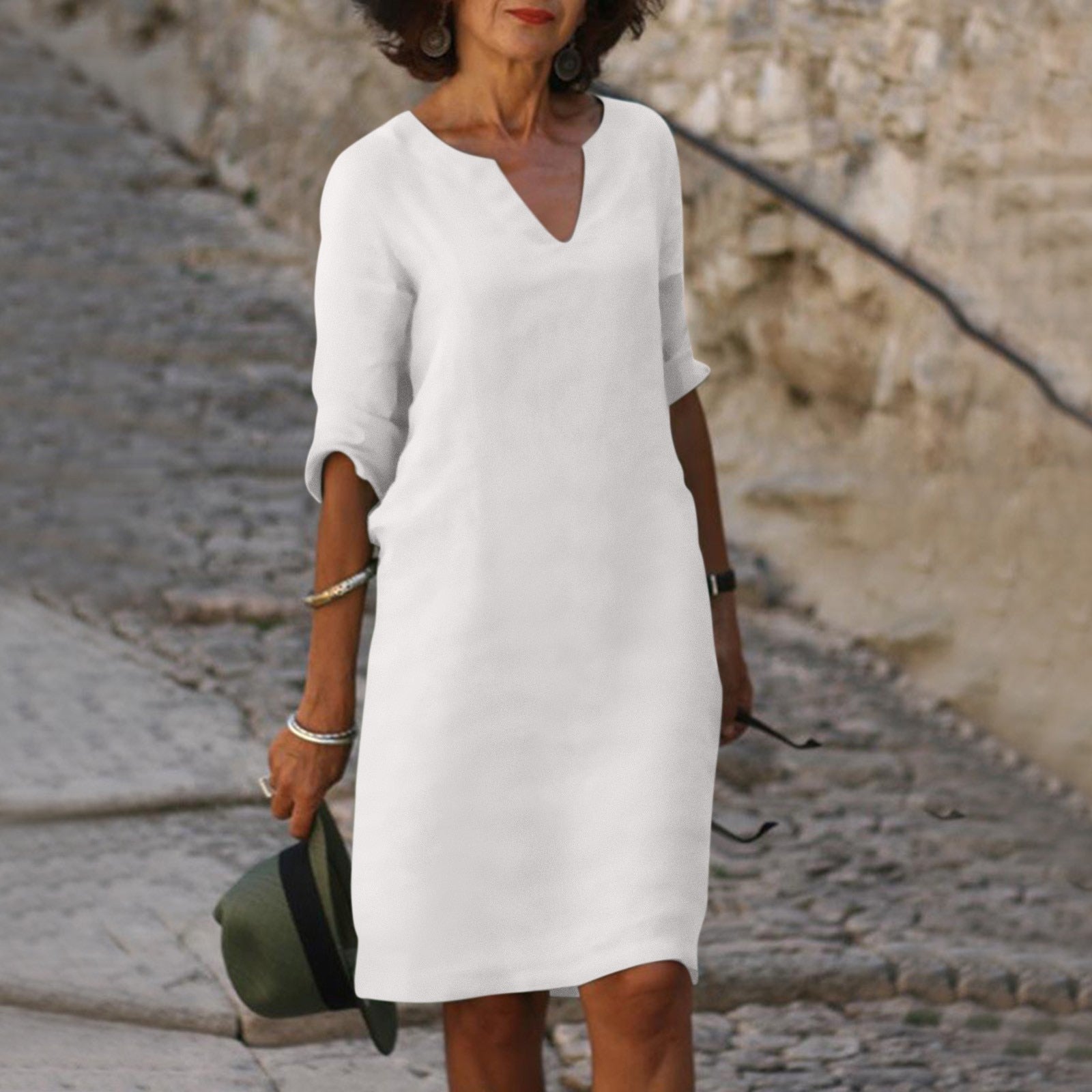 Robe d'été aérée pour femme Coralia | Léger et élégant | Parfait pour l'été | Confortable et élégant 