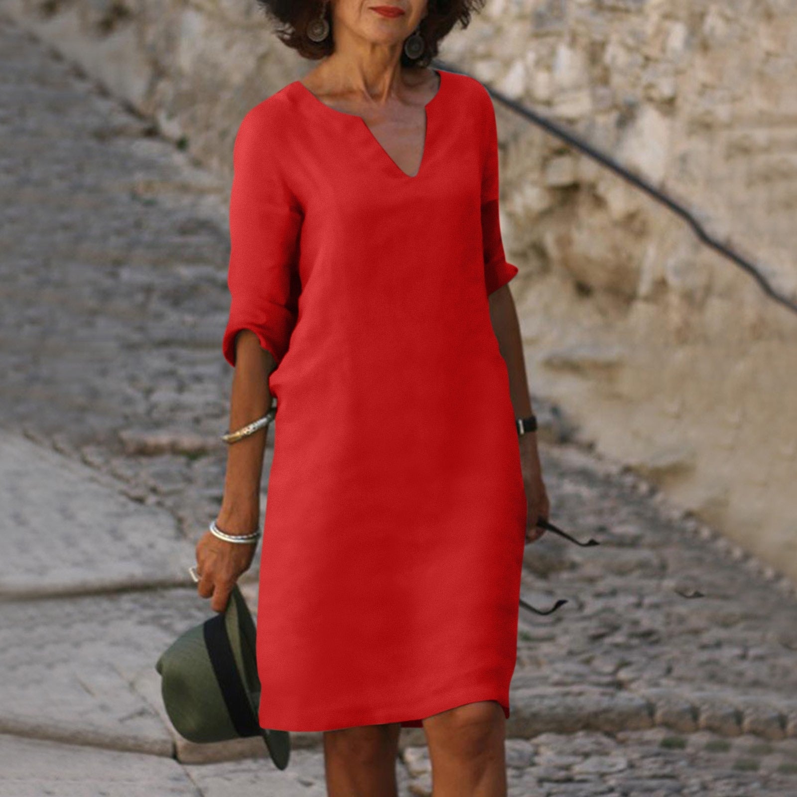 Robe d'été aérée pour femme Coralia | Léger et élégant | Parfait pour l'été | Confortable et élégant 