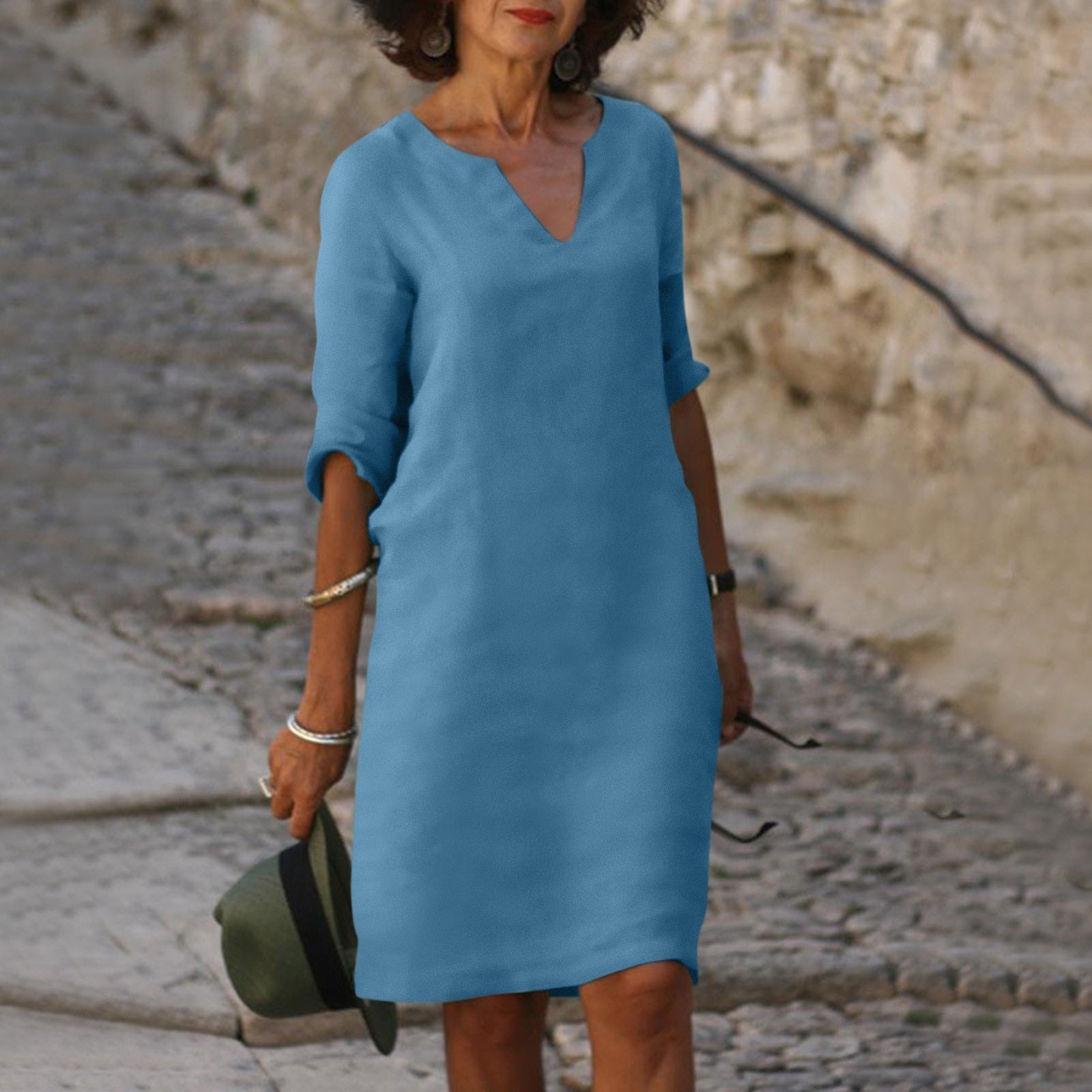 Robe d'été aérée pour femme Coralia | Léger et élégant | Parfait pour l'été | Confortable et élégant 
