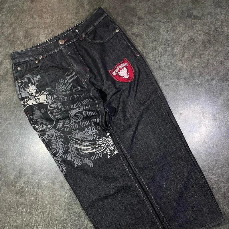 UrbanVibe Y2K Baggy Harajuku Pants | Trendy Streetwear for Women | Casual Look | Comfortable &amp; Stylish