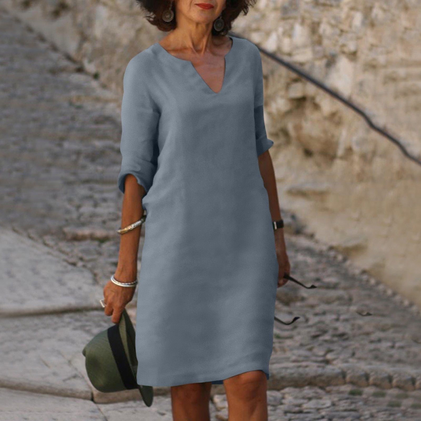 Robe d'été aérée pour femme Coralia | Léger et élégant | Parfait pour l'été | Confortable et élégant 