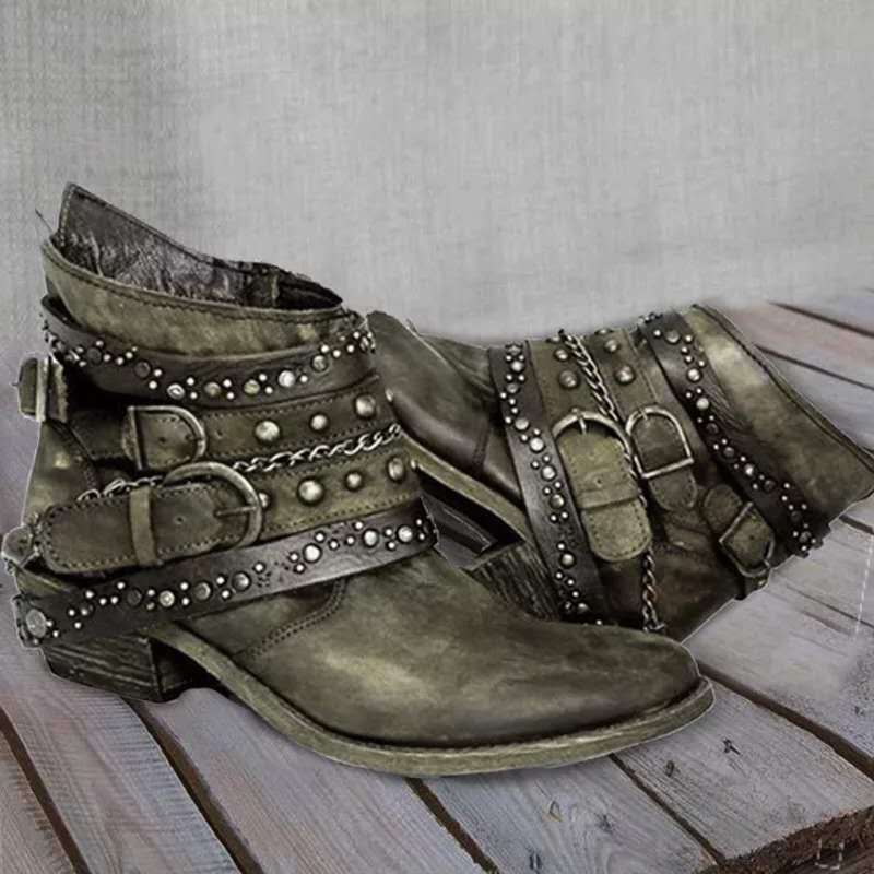 Ilanael vintage boots for women | Fashionable &amp; robust | Perfect for autumn