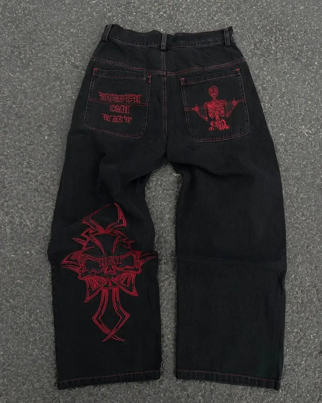 UrbanVibe Y2K Baggy Harajuku Pants | Trendy Streetwear for Women | Casual Look | Comfortable &amp; Stylish
