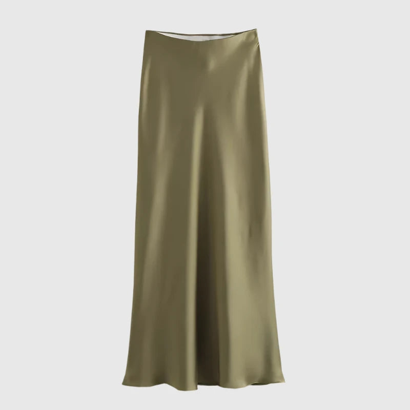 GraceFlow | Jupe longue élégante avec taille élastique | Léger et confortable | Parfait pour l'été et les loisirs