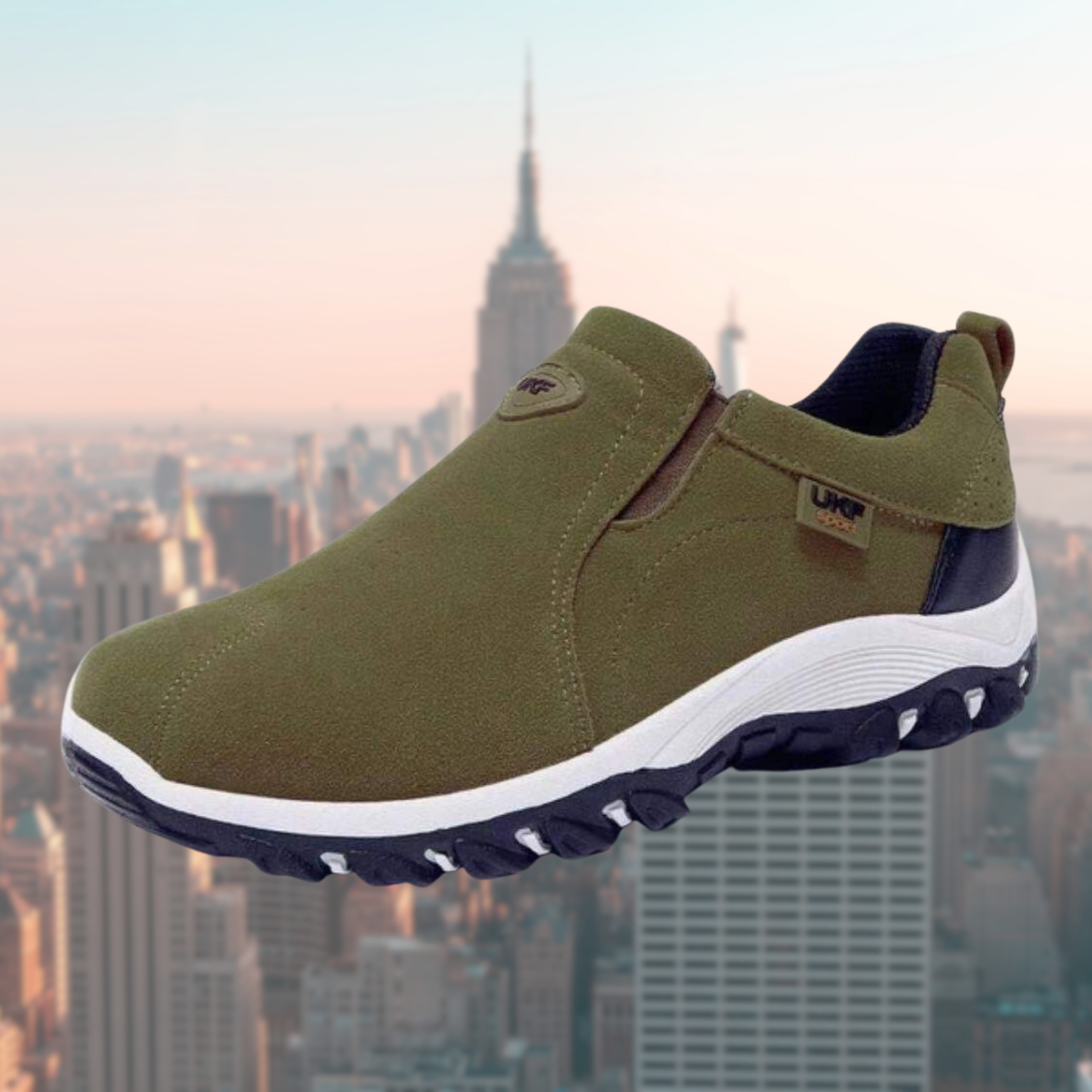 Fiorael Orthopädische Slip-On Schuhe | Bequem & Rutschfest | Perfekt für den Alltag