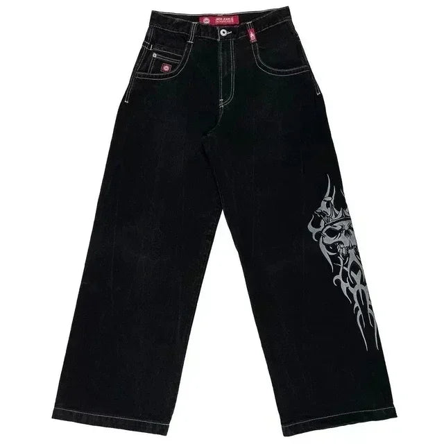 UrbanVibe Y2K Baggy Harajuku Pants | Trendy Streetwear for Women | Casual Look | Comfortable &amp; Stylish