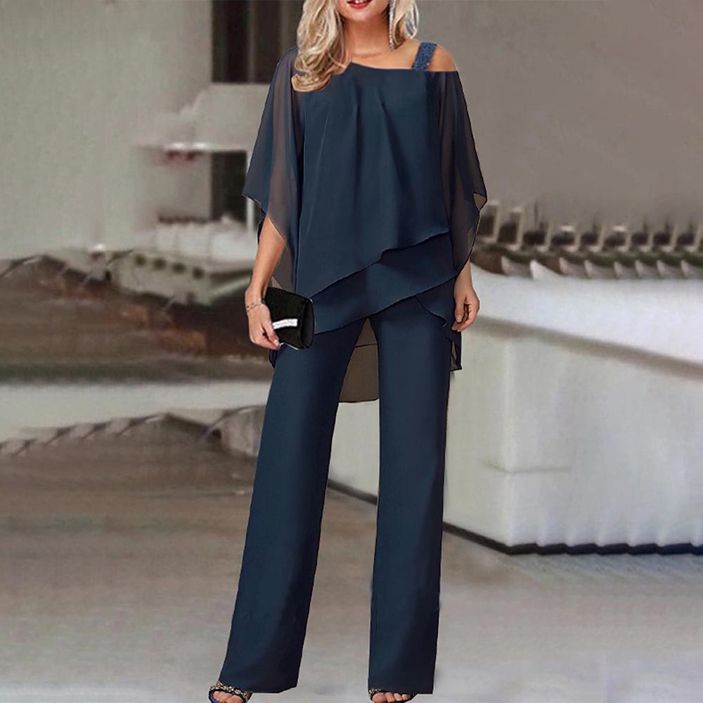 SophiaGrace Elegant Two-Piece for Women | Cold Shoulder Design | Chic and Versatile for Every Occasion