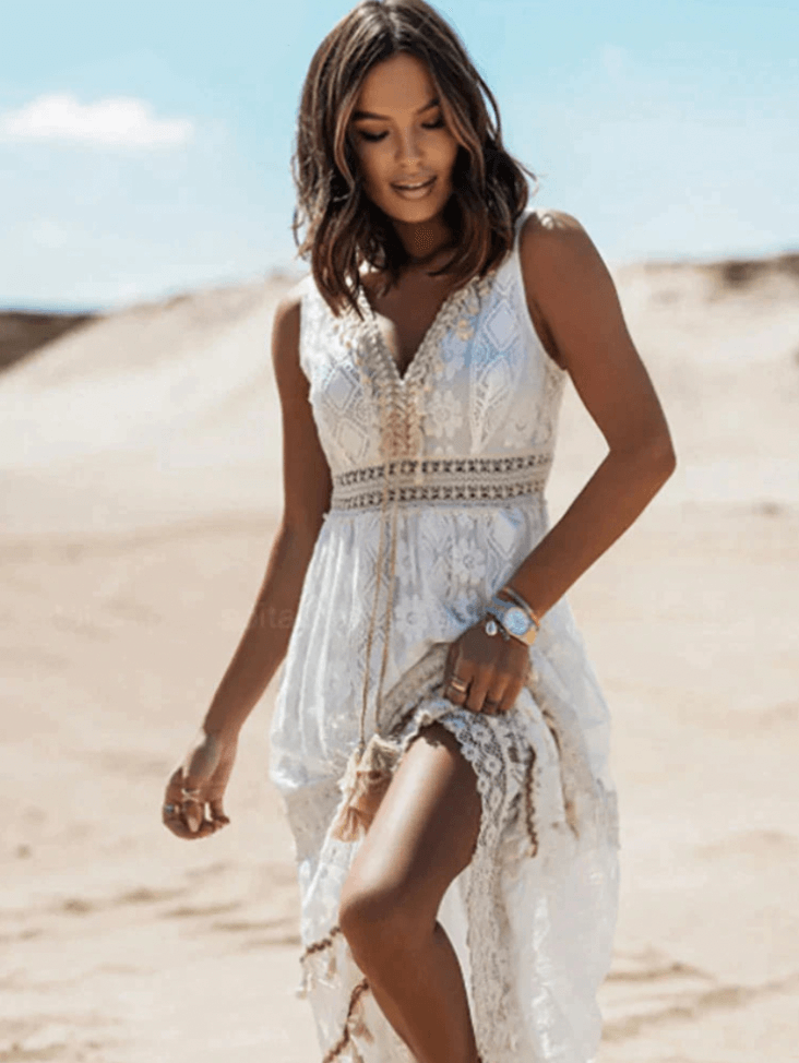 Celestrae Boho-Kleid | Leicht & Lässig | Sommerkleid für Alltag und Urlaub