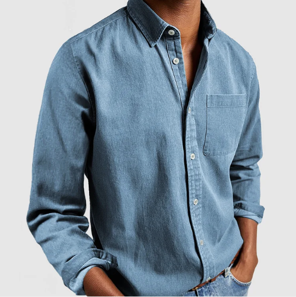 Orliana Men's Long-Sleeved Polo | Elegant Style | High-Quality Cotton | Perfect for Casual Days