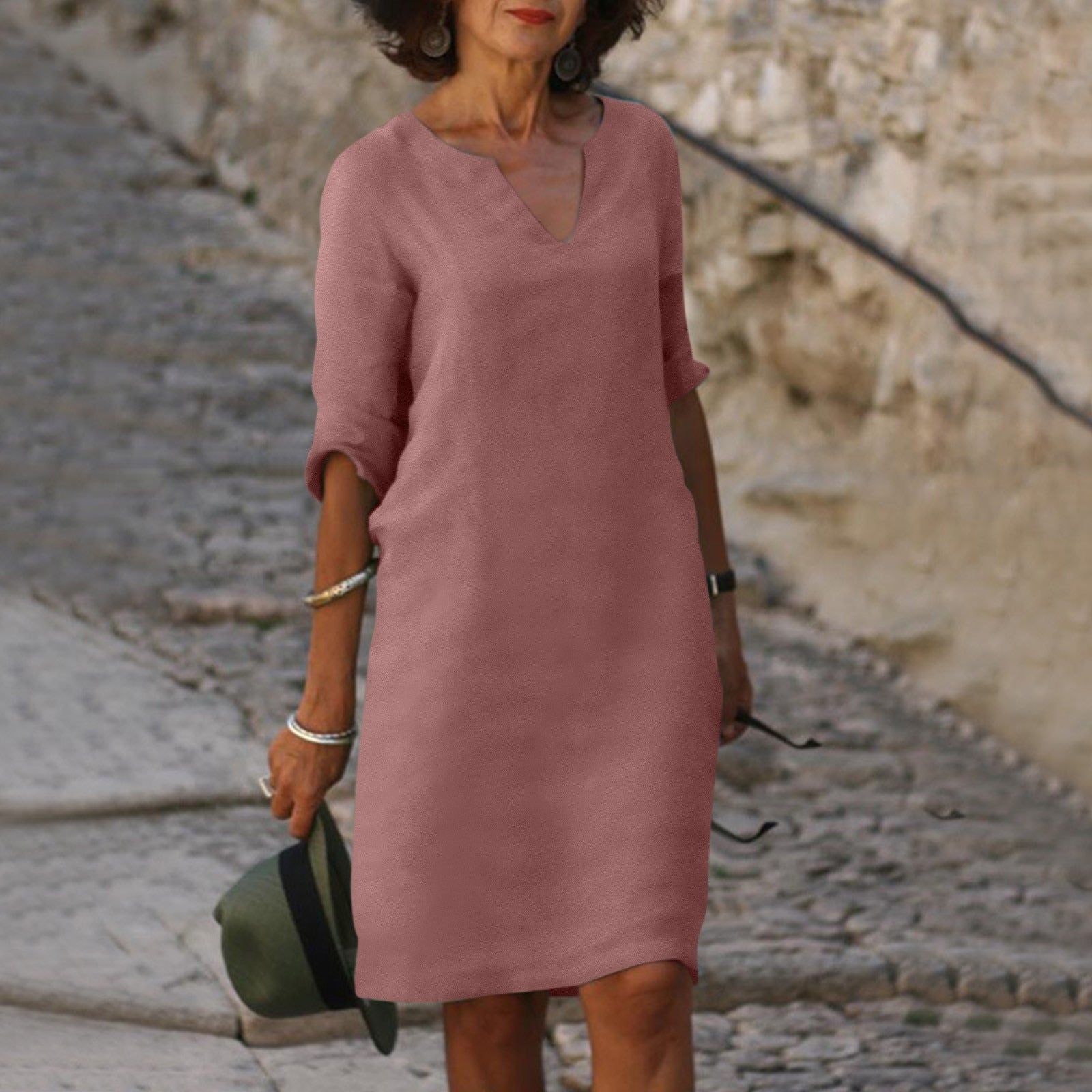 Robe d'été aérée pour femme Coralia | Léger et élégant | Parfait pour l'été | Confortable et élégant 