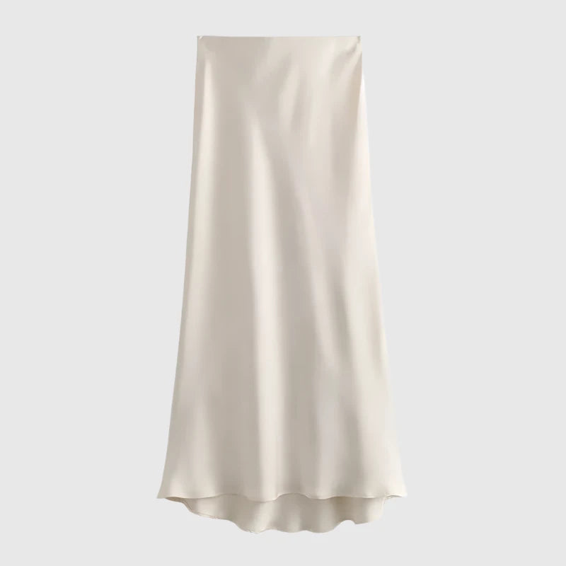 GraceFlow | Jupe longue élégante avec taille élastique | Léger et confortable | Parfait pour l'été et les loisirs