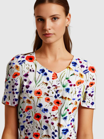SummerGleam Elegant Cotton Dress | Women's Summer Fashion | Lightweight &amp; Stylish | Perfect for Hot Days