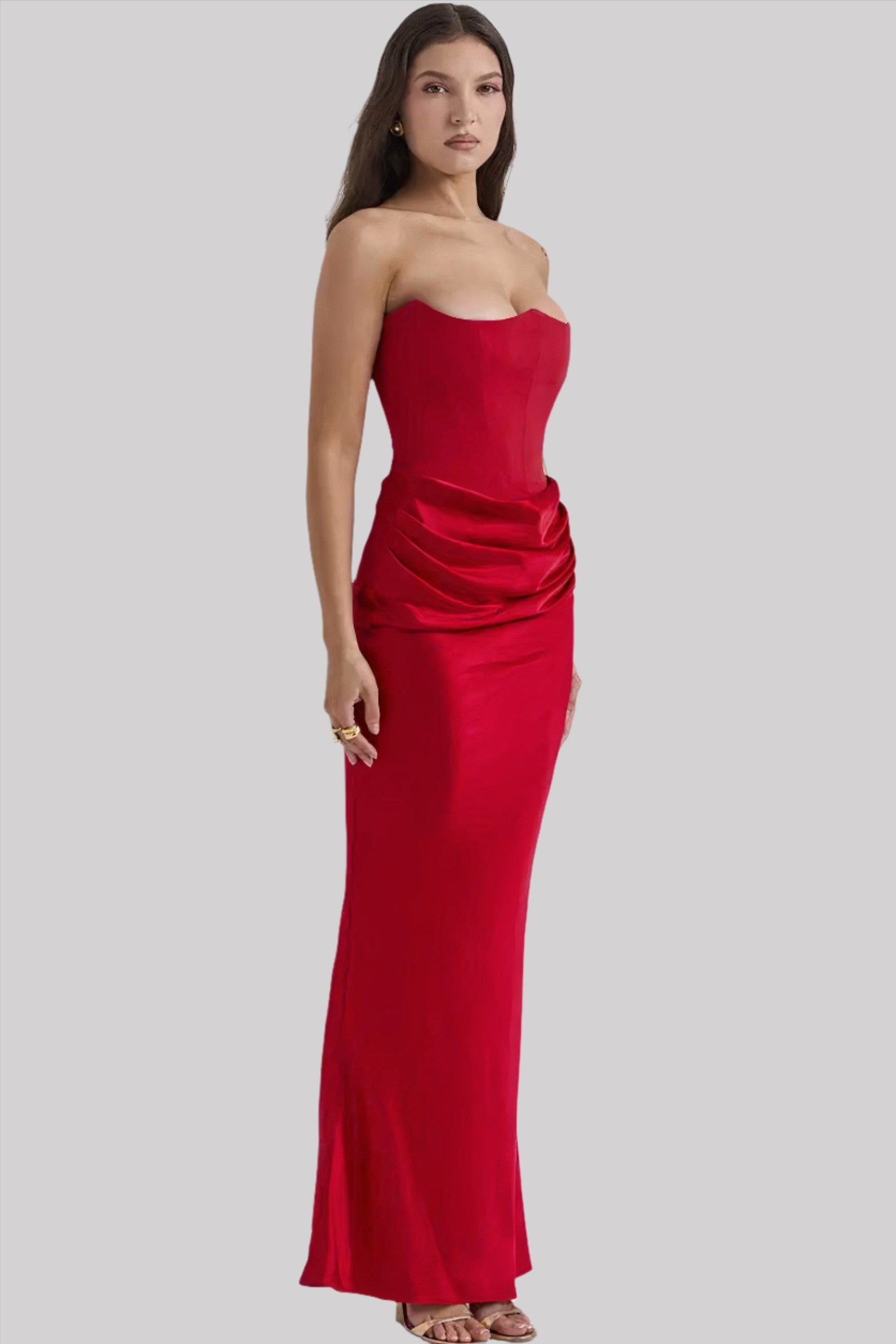 Off-the-shoulder elegant maxi dress for women | Perfect for special occasions