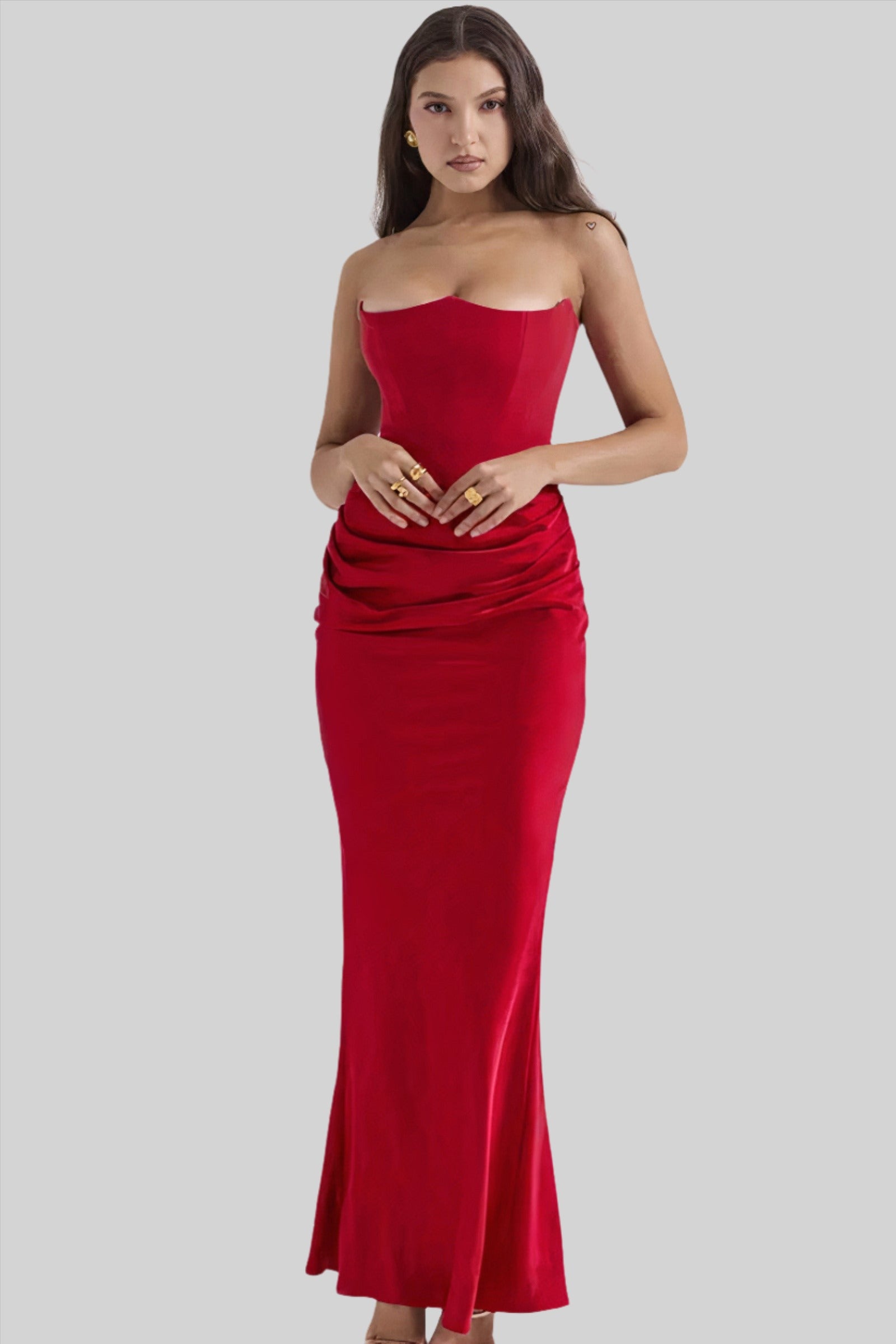 Off-the-shoulder elegant maxi dress for women | Perfect for special occasions