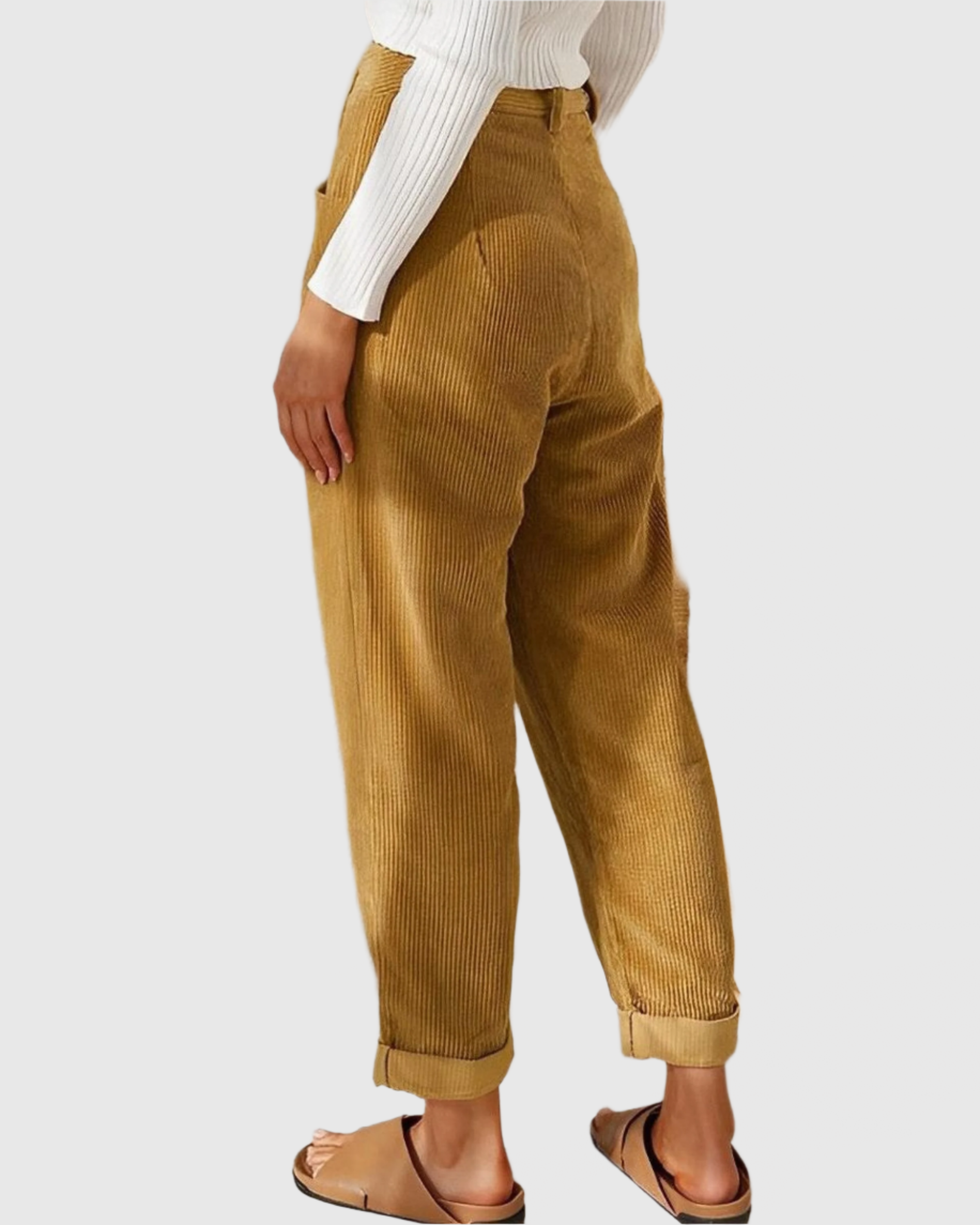Pantalon de costume taille haute pour femme | Fluide et taille haute | Idéal pour le bureau et les loisirs