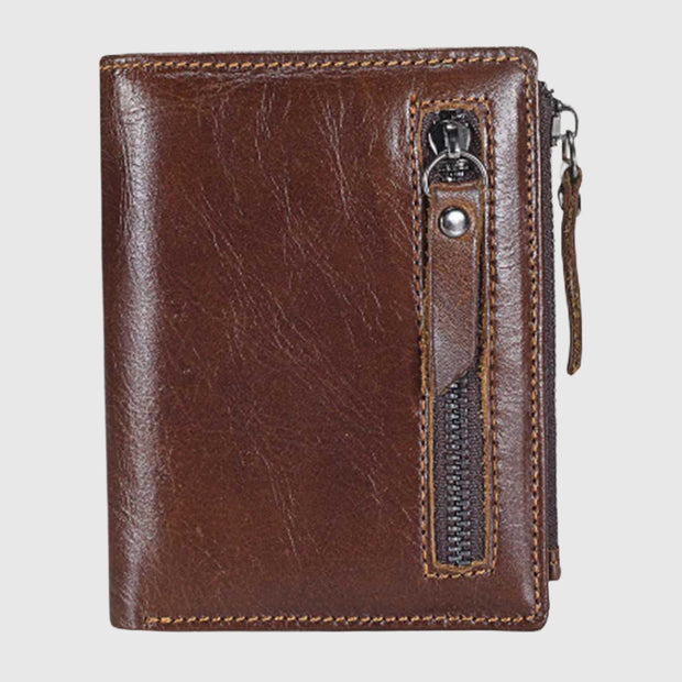 McDowell Zipper Wallet | Praktische Leder-Geldbörse | Portemonnaie