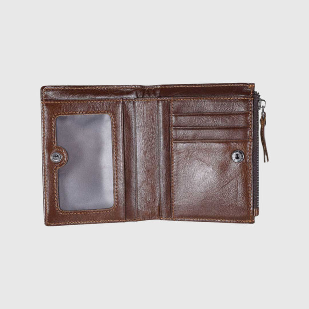 McDowell Zipper Wallet | Praktische Leder-Geldbörse | Portemonnaie