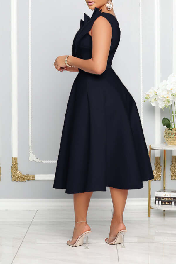 Robe évasée romantique à une épaule FloraBloom | Design élégant | Parfait pour les occasions spéciales