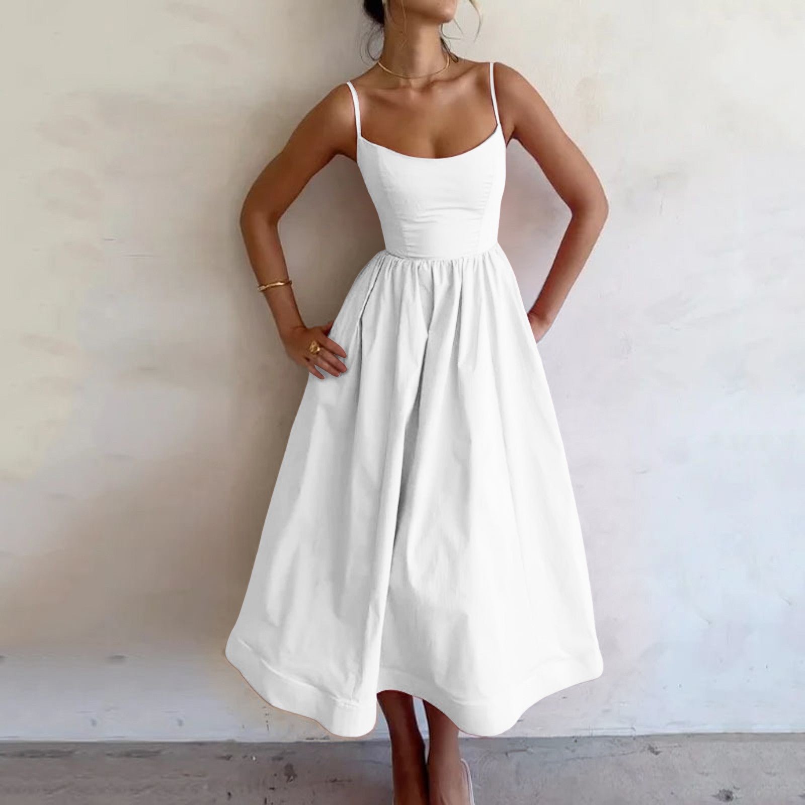 Aveline Sommer Eleganz Kleid | Leicht & Luftig für Stilvolle Tage