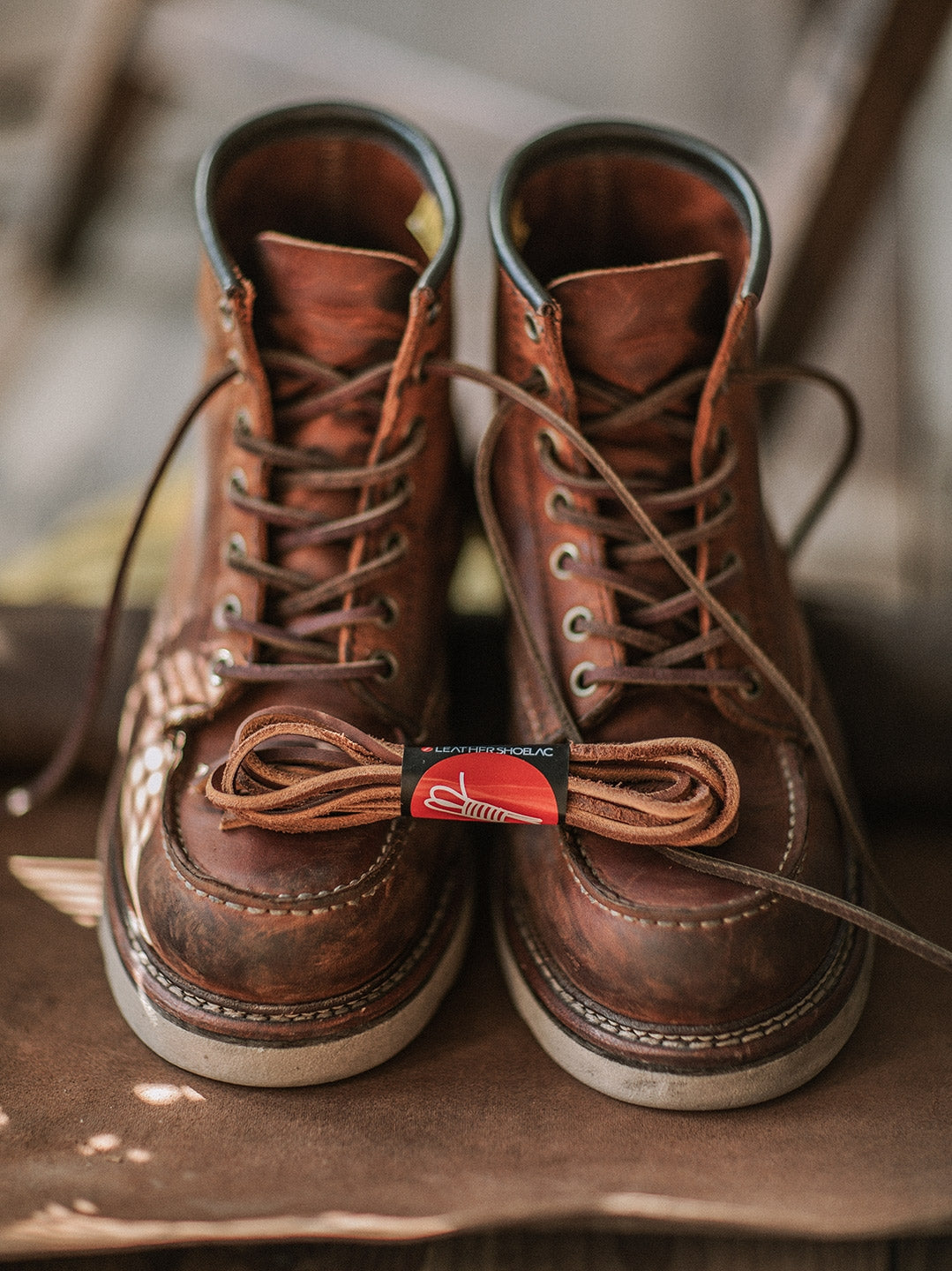 Delyria full-grain leather work boots | Robust moc toe boots for every challenge