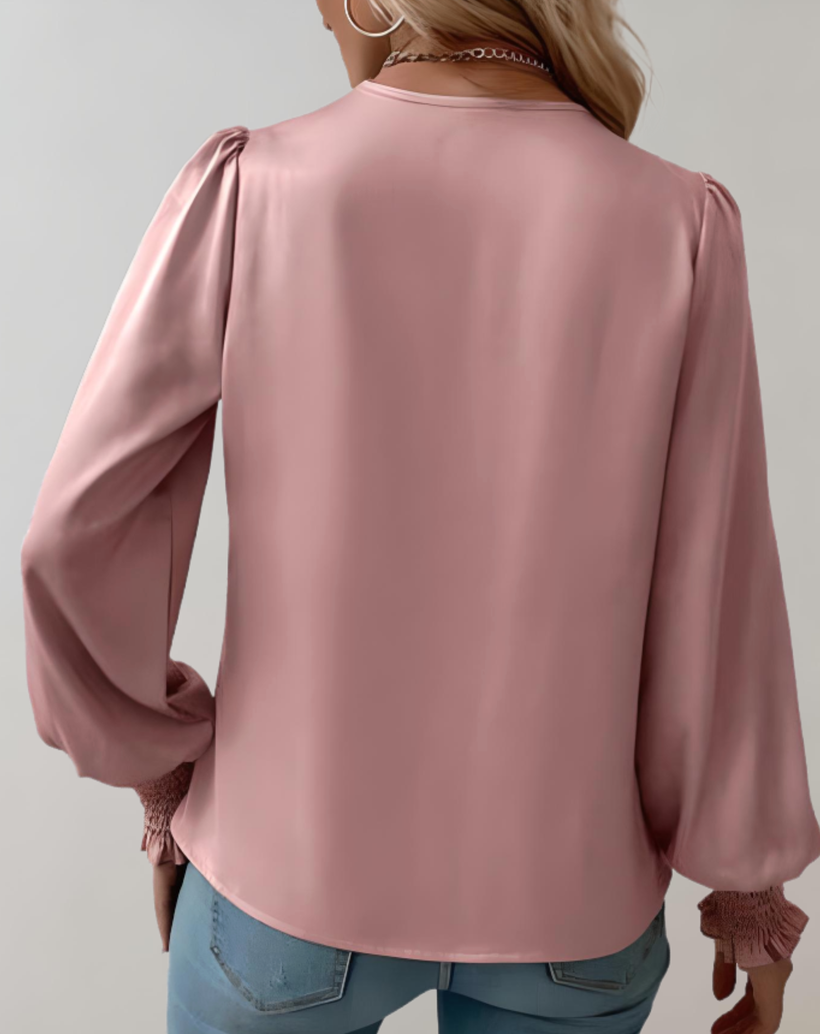 Chemisier ElaraMode | Chemisier élégant à manches longues | Polyvalent et élégant