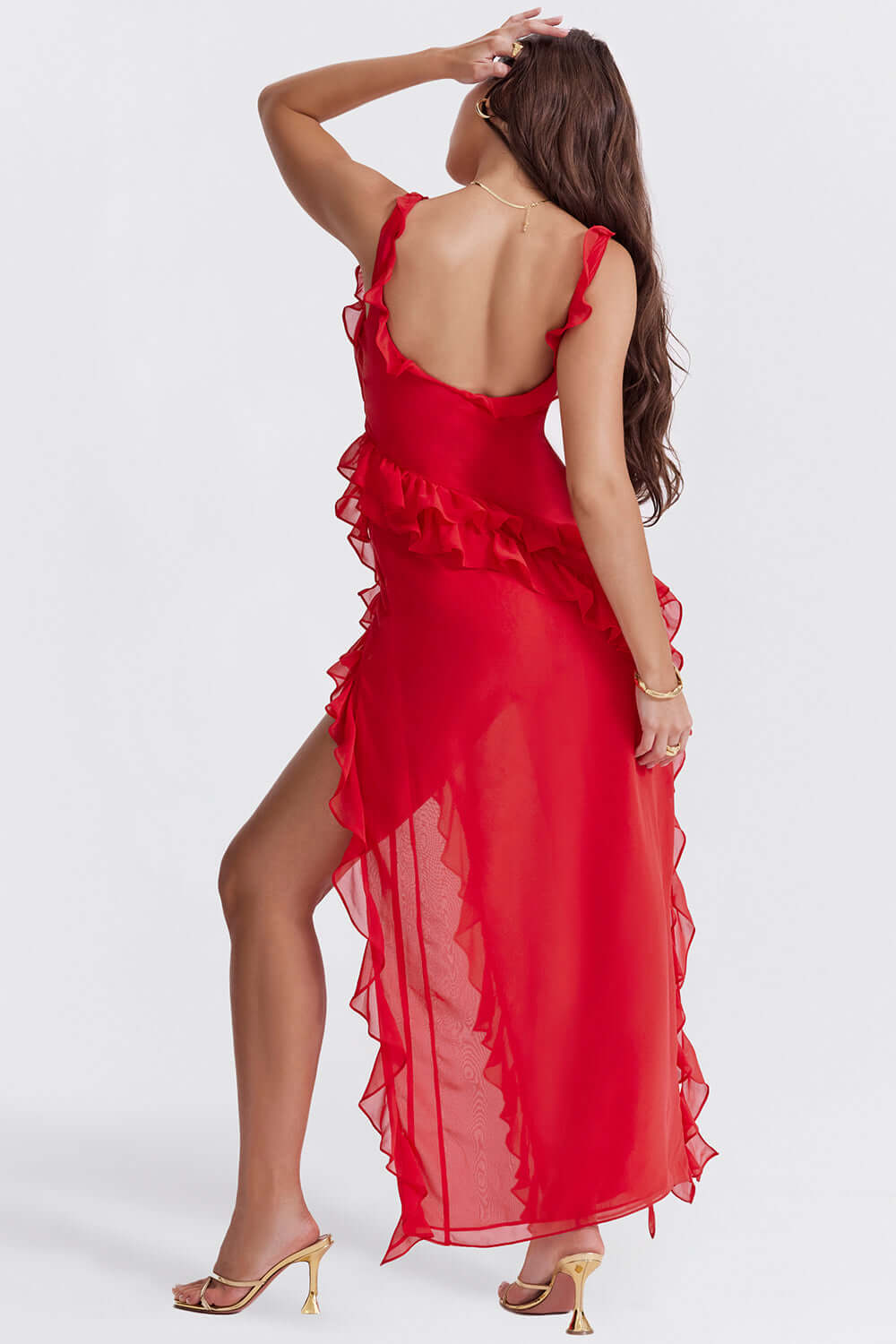 Rosalyn Elegant Midi Dress | Feminine Cut | Comfortable &amp; Stylish | Perfect for Everyday Wear &amp; Events 