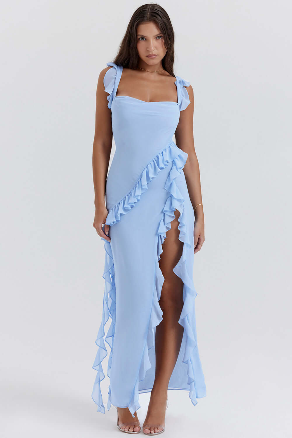 Rosalyn Elegant Midi Dress | Feminine Cut | Comfortable &amp; Stylish | Perfect for Everyday Wear &amp; Events 