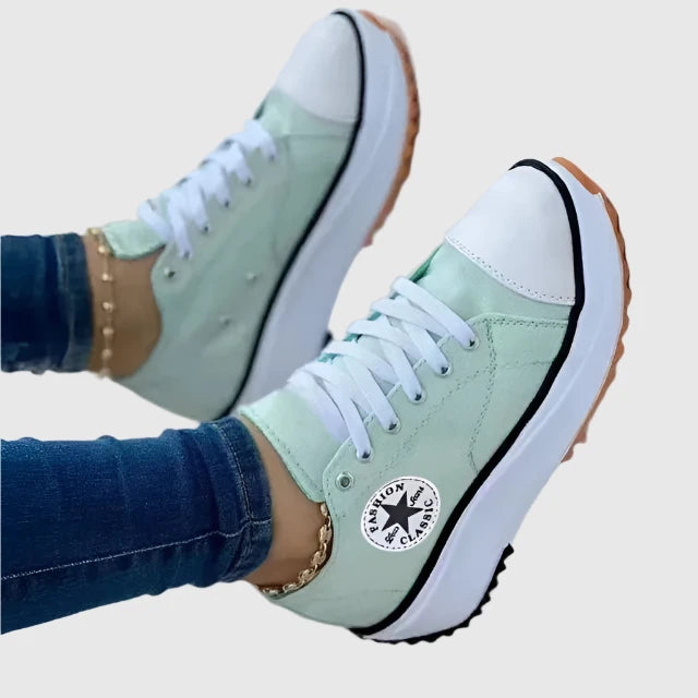 Baskets à plateforme pour femmes StrideLuxe | Élégant et confortable | Parfait pour les loisirs et le streetwear