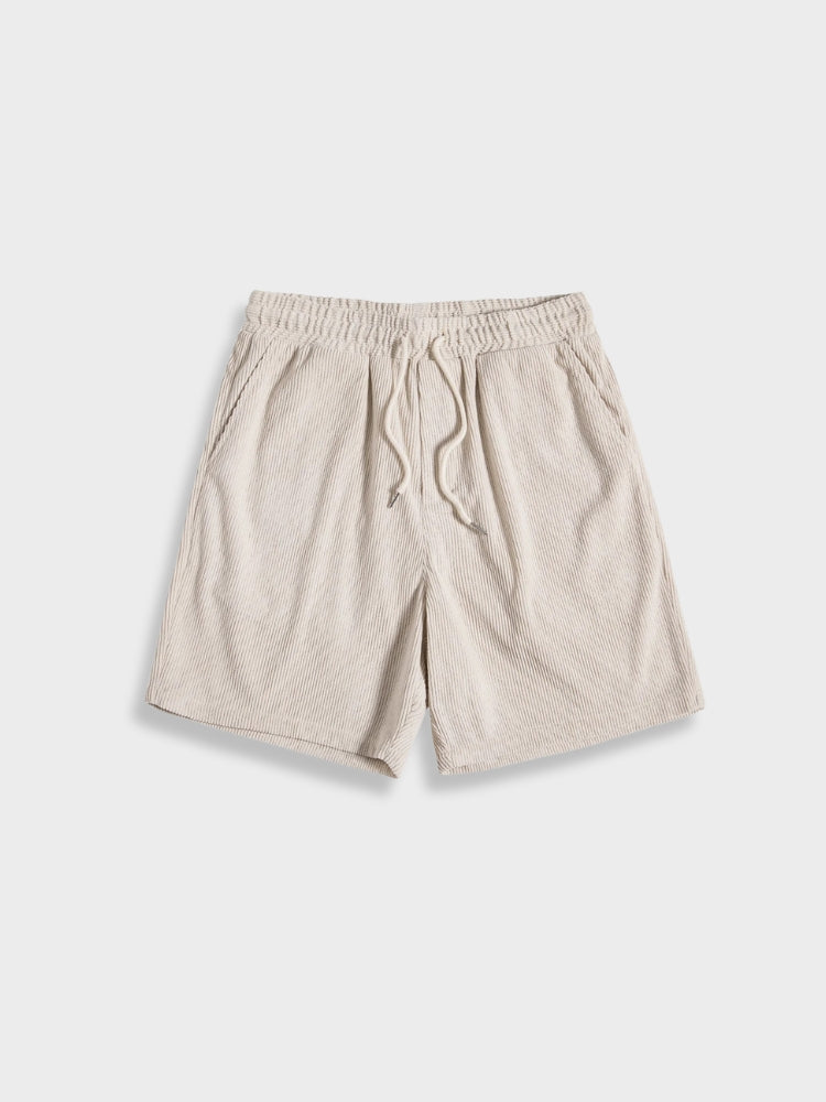 SommerCord Herren Set | Leichtes Cordhemd und Shorts