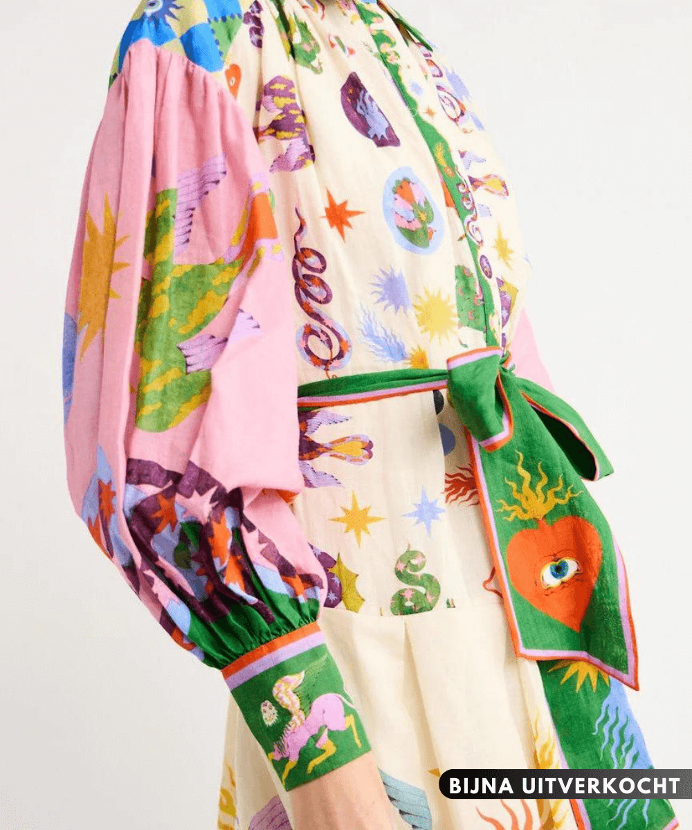 Robe longue italienne BellaVita | Design élégant | Léger et aéré | Parfait pour l'été et les vacances