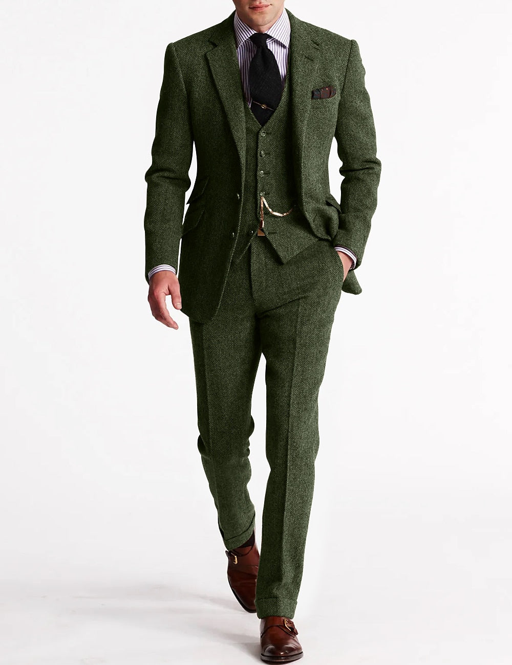 Franklin 3-teiliges Business Set für Herren | Blazer, Weste & Hose | Elegantes, Zeitloses Design