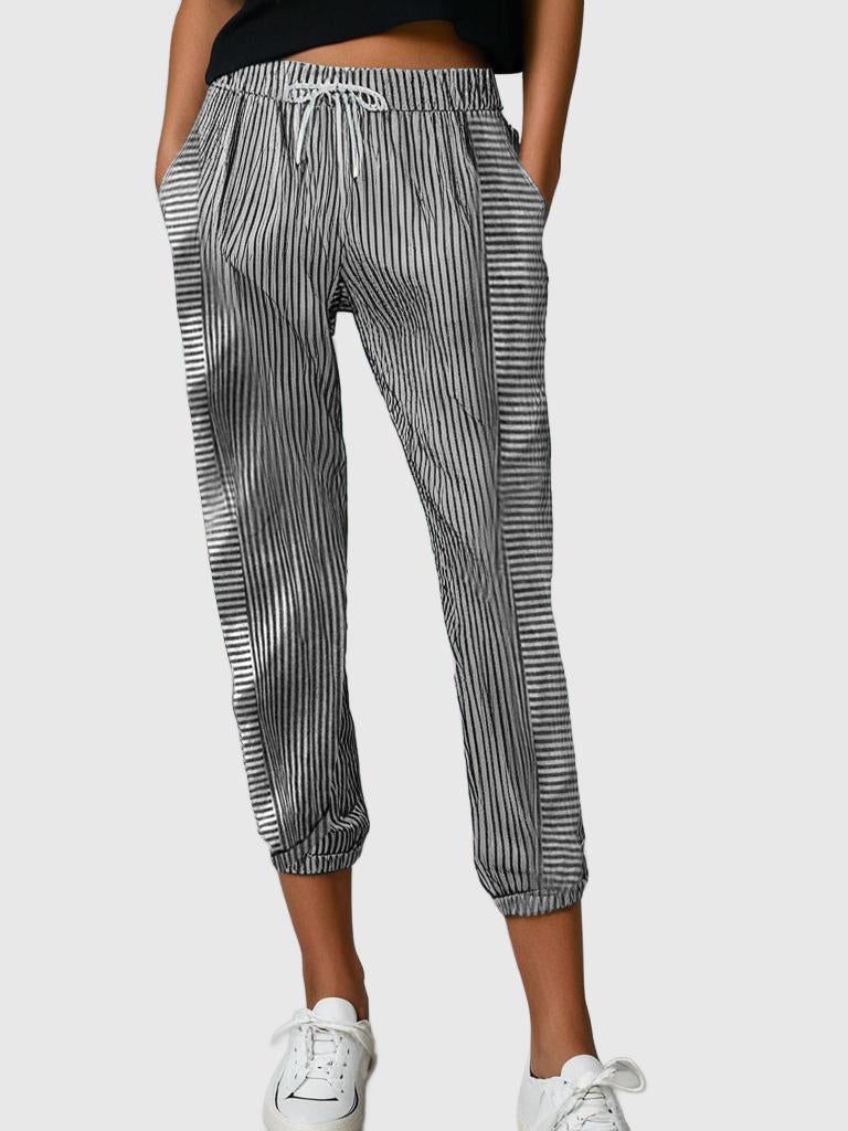 Mony Print Baggy Pants | Comfortable style with pockets | Casual fit for everyday &amp; leisure
