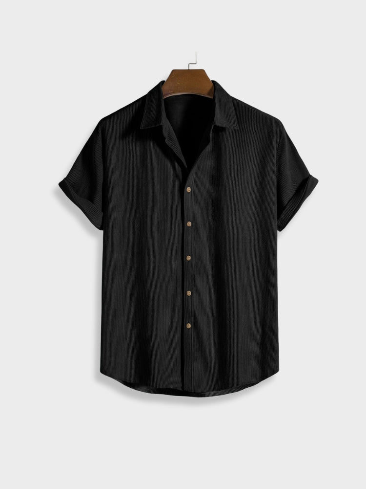 SommerCord Herren Set | Leichtes Cordhemd und Shorts