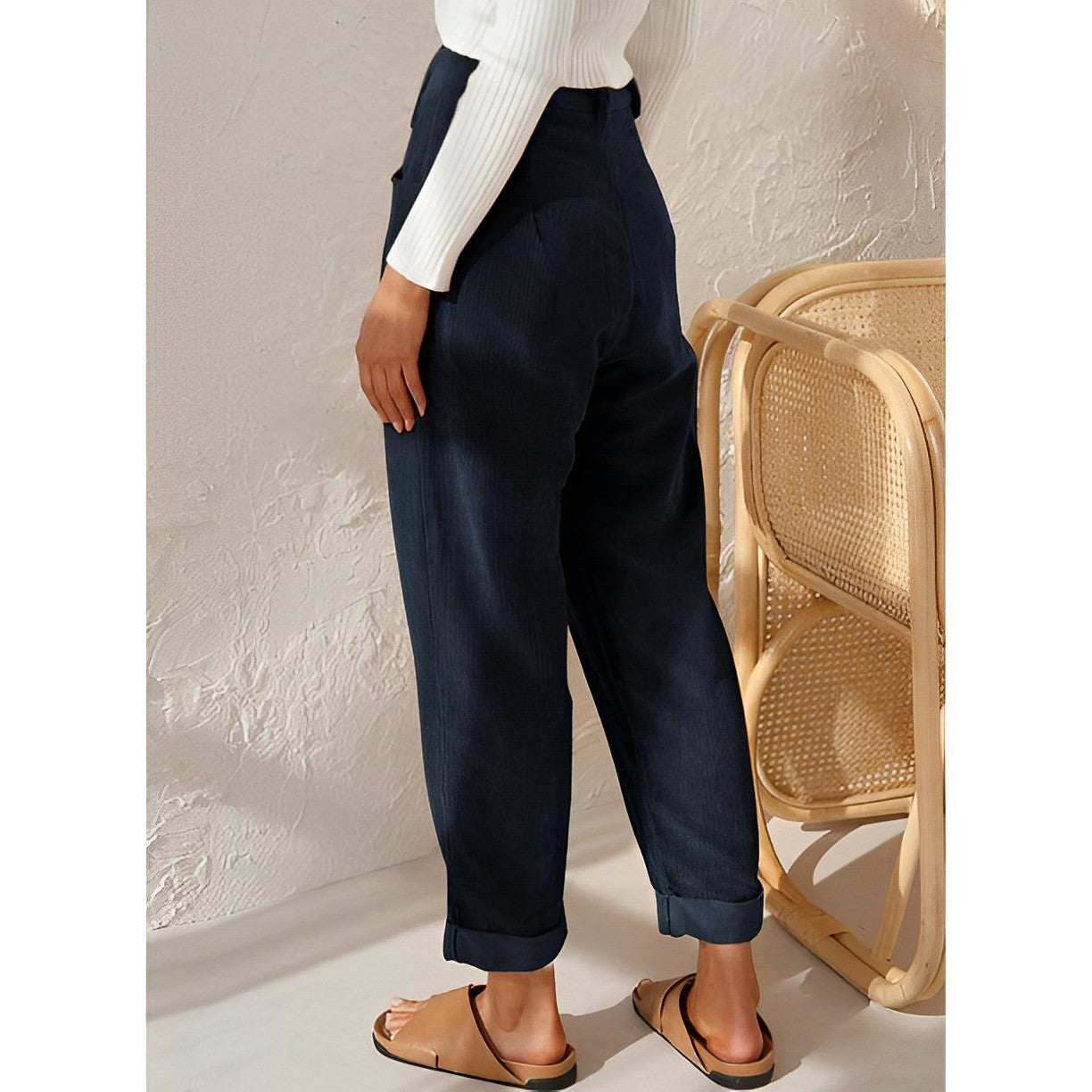 LuxeCord Chic Design Corduroy Pants | Trendy | Comfortable | Winter Style | Pants for Women