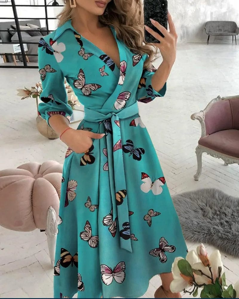 LuxeMidi Women's Midi Dress | Elegant for Formal Occasions and Special Moments