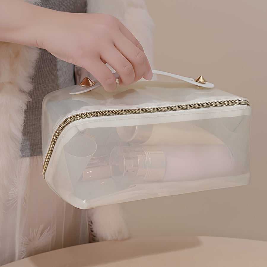 Ainhoa ​​ClearStyle Organizer | Stylish Transparent Travel Organizer | Practical &amp; Elegant