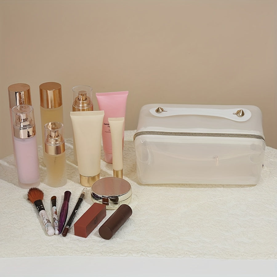 Ainhoa ​​ClearStyle Organizer | Stylish Transparent Travel Organizer | Practical &amp; Elegant