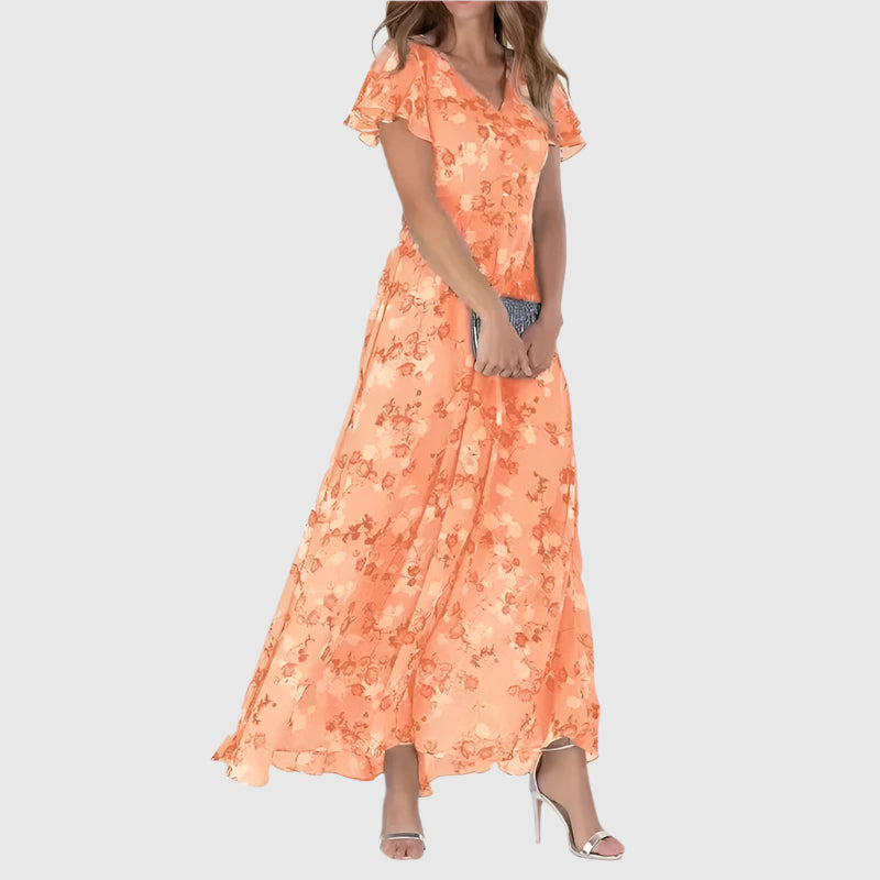 EdenBliss – Robe fleurie élégante pour femme | Aéré | Élégant | Parfait pour le printemps et l'été