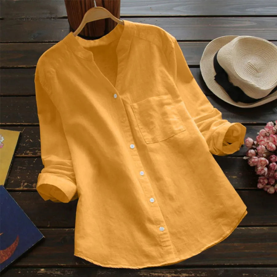 Chemise décontractée pour homme LinenFlex | Mélange lin-coton | Respirant | Léger et confortable