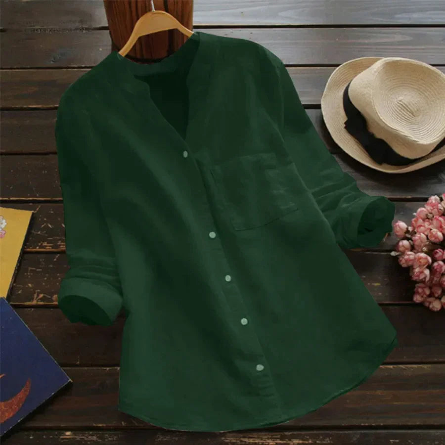 Chemise décontractée pour homme LinenFlex | Mélange lin-coton | Respirant | Léger et confortable