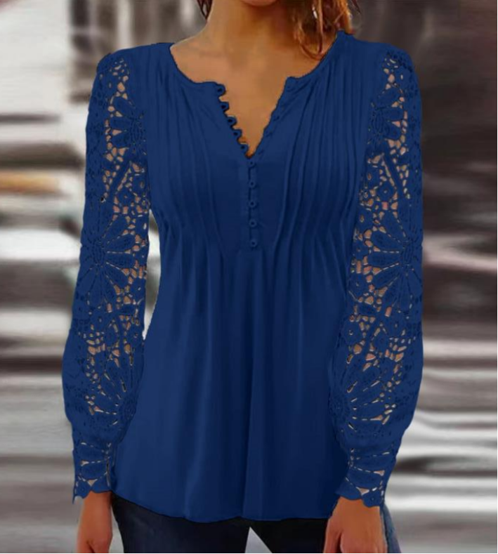 Chemisier femme élégant Faelora | Manches longues | À la mode et polyvalent | Idéal pour le bureau et les loisirs