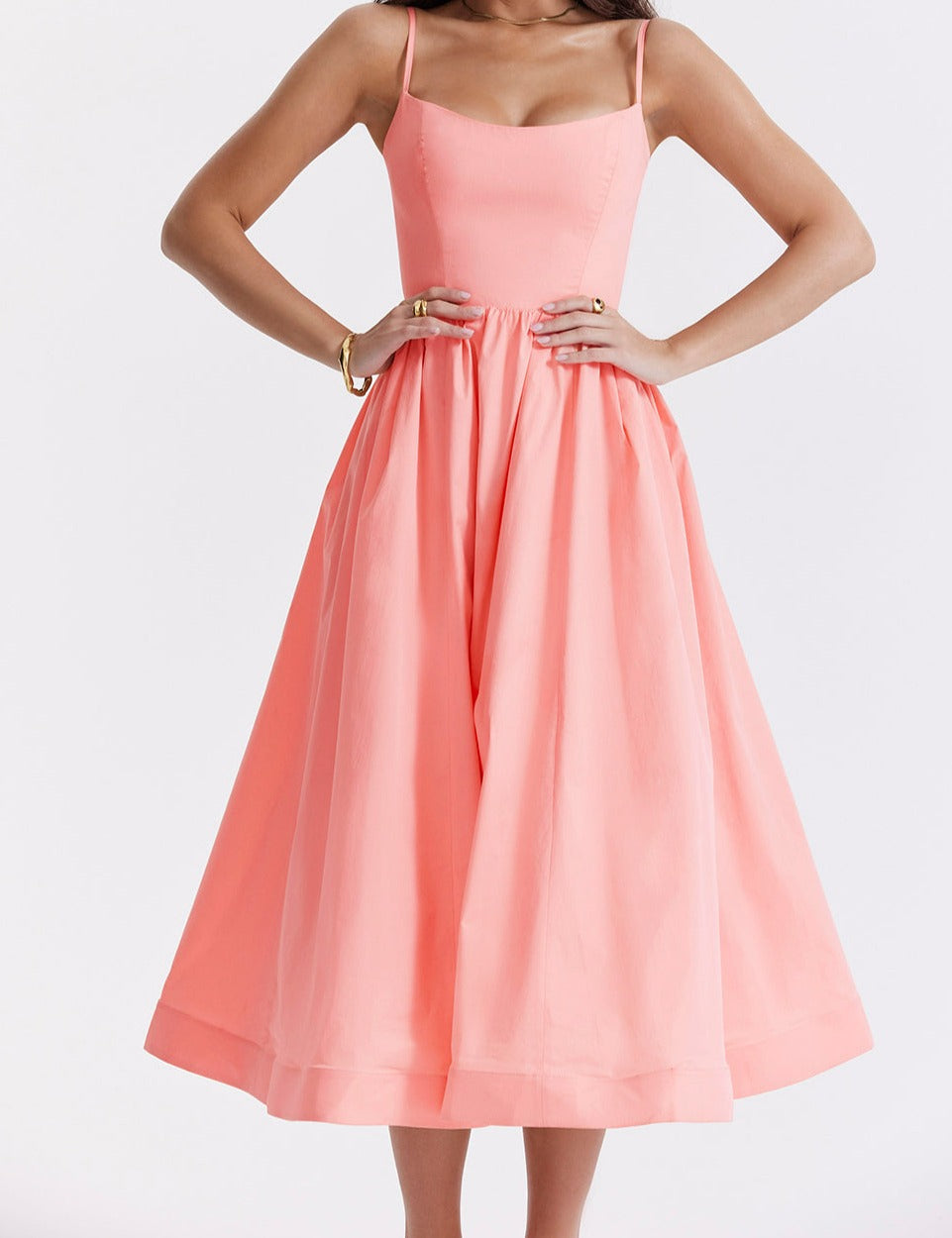 Aveline Sommer Eleganz Kleid | Leicht & Luftig für Stilvolle Tage