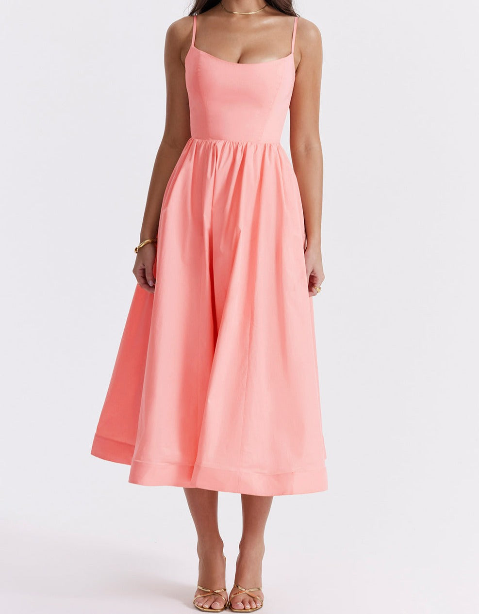 Aveline Sommer Eleganz Kleid | Leicht & Luftig für Stilvolle Tage