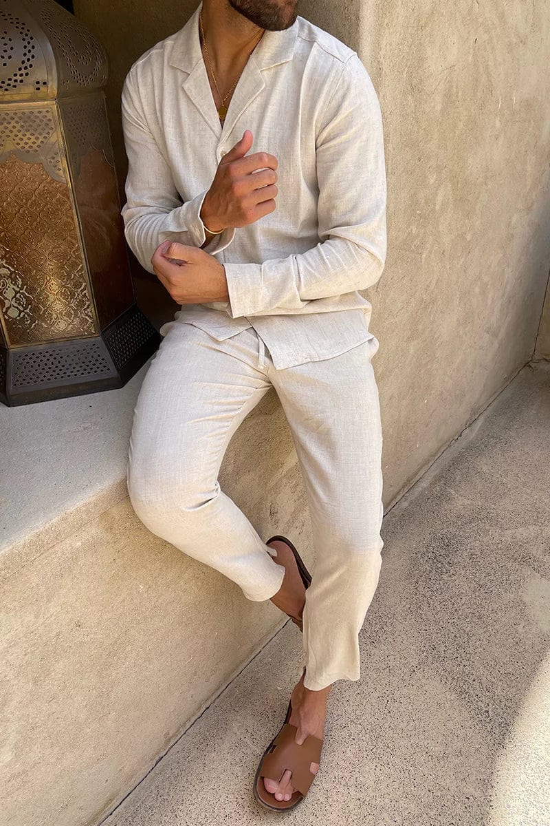 Mode Homme LuxeLinen | Look lin élégant pour l'été
