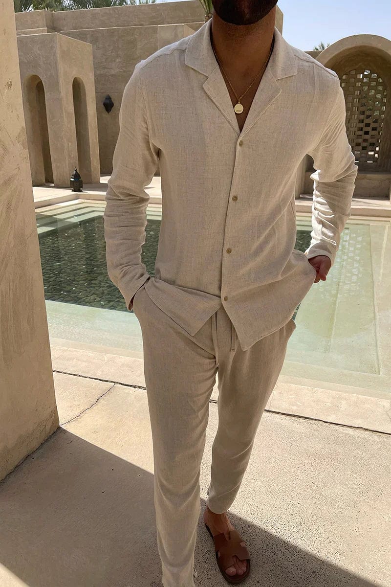 Mode Homme LuxeLinen | Look lin élégant pour l'été