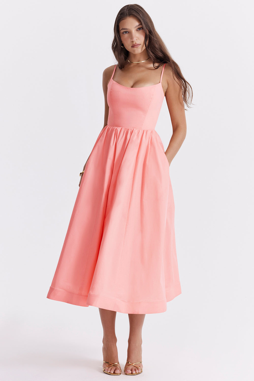 Aveline Sommer Eleganz Kleid | Leicht & Luftig für Stilvolle Tage