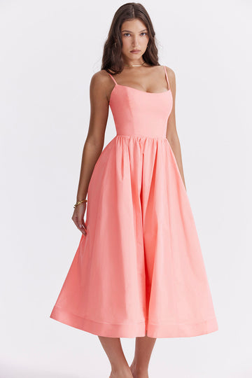 Aveline Sommer Eleganz Kleid | Leicht & Luftig für Stilvolle Tage