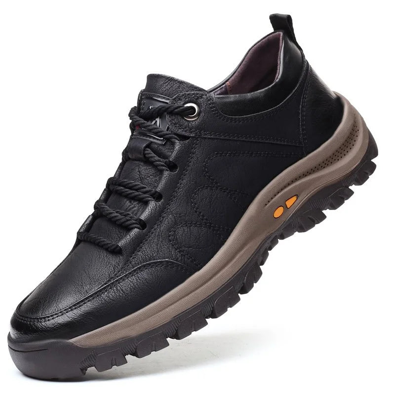 SolaceFlex Orthopedic Leather Shoes for Men | Comfortable | Stability | Breathable | Everyday Shoes for Comfort and Health