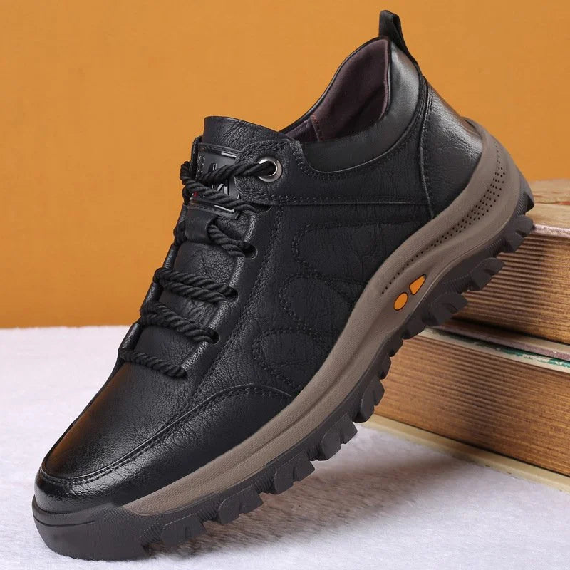 SolaceFlex Orthopedic Leather Shoes for Men | Comfortable | Stability | Breathable | Everyday Shoes for Comfort and Health