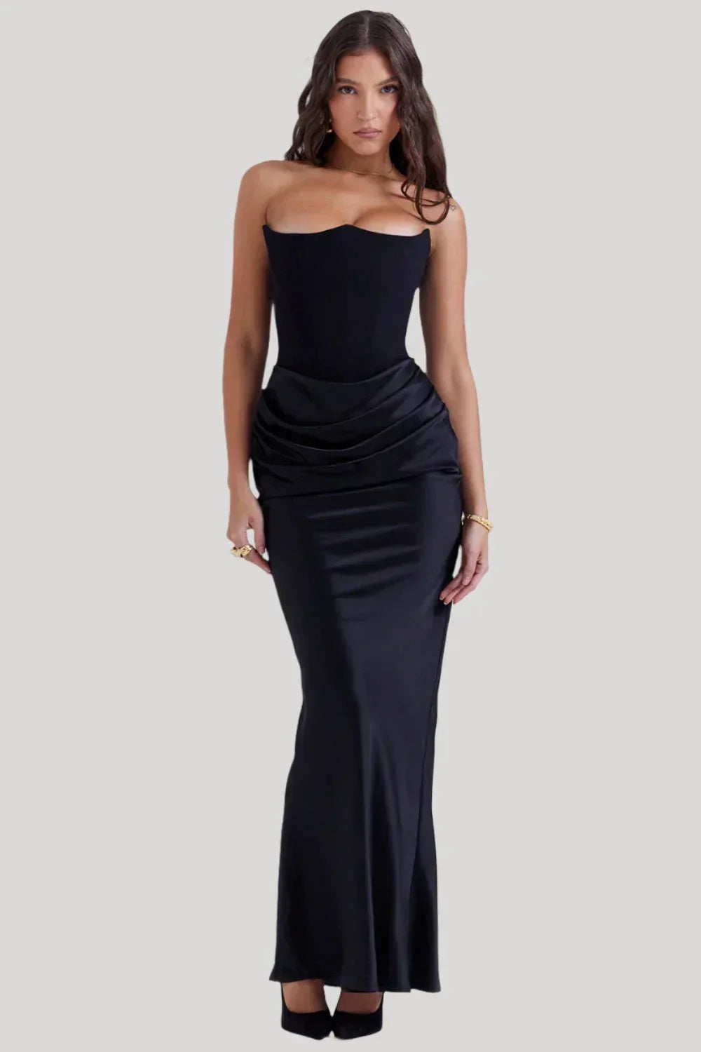 Off-the-shoulder elegant maxi dress for women | Perfect for special occasions